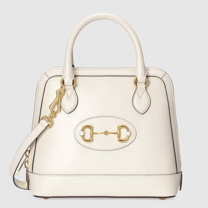 Gucci Horsebit 1955 Small Top Handle Bag Shoulder Bag 621220 White